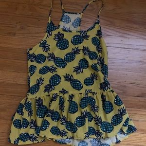 Yellow Pineapple Tank